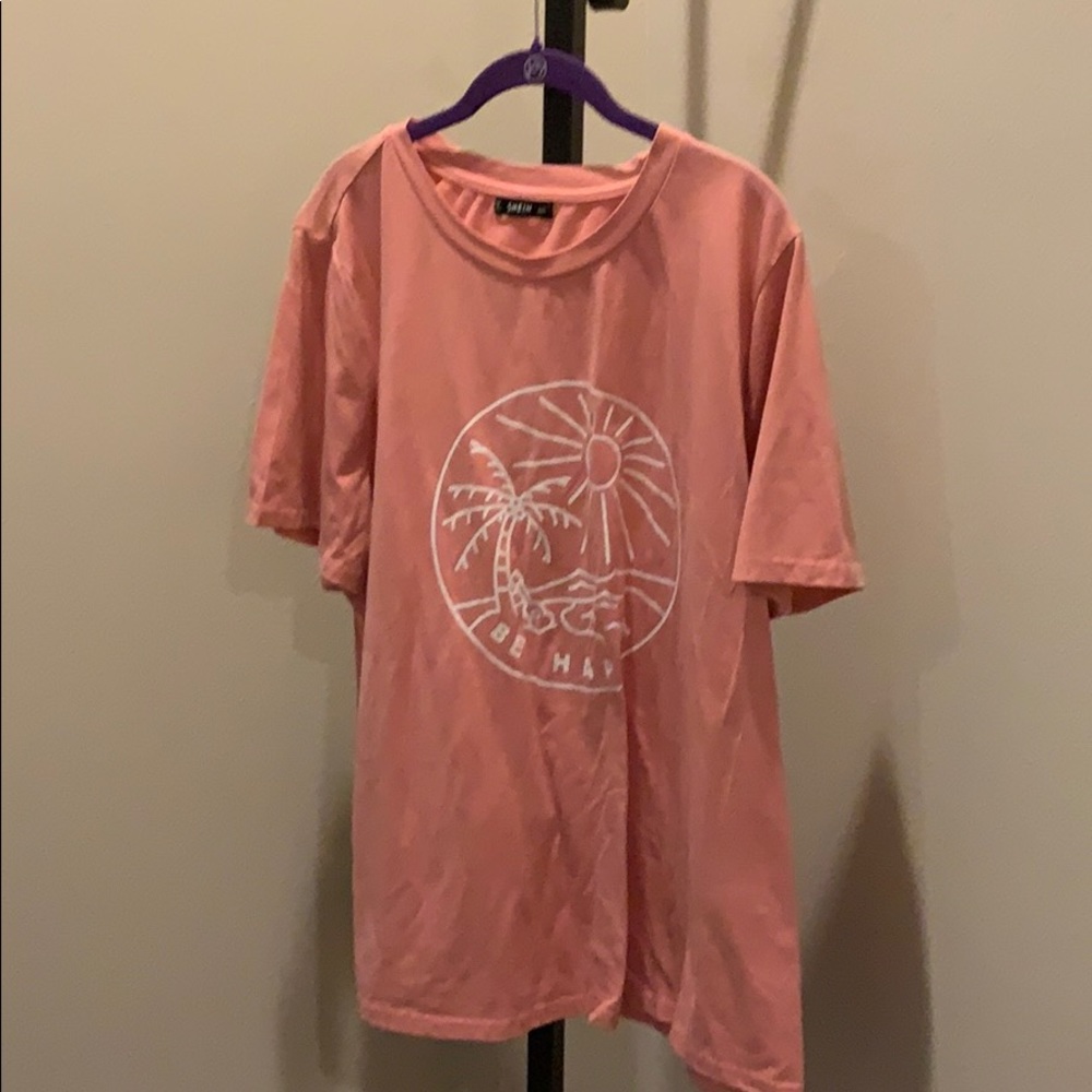 Peach tee